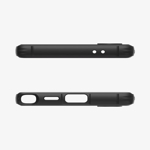 ACS07286 - Galaxy S24 Ultra Case Rugged Armor in Matte Black showing the back